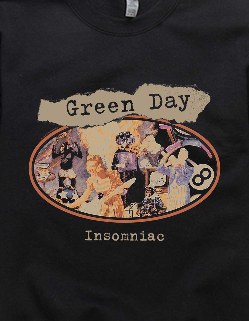 GREEN DAY Insomniac Unisex Crewneck Sweatshirt image number 1