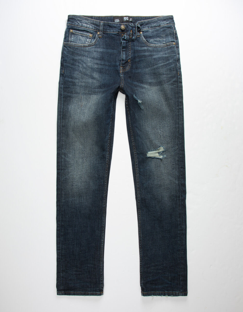 RSQ Mens Slim Dark Vintage Flex Jeans image number 0