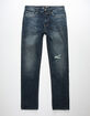 RSQ Mens Slim Dark Vintage Flex Jeans image number 1