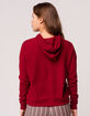 SKY AND SPARROW Ribbed Womens Hoodie image number 3