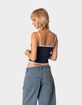 EDIKTED Alara Lace Trim Tank Top image number 3