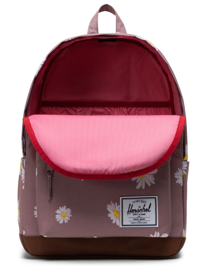 HERSCHEL SUPPLY CO. Classic XL Leather Ash Rose Daisy Backpack image number 1