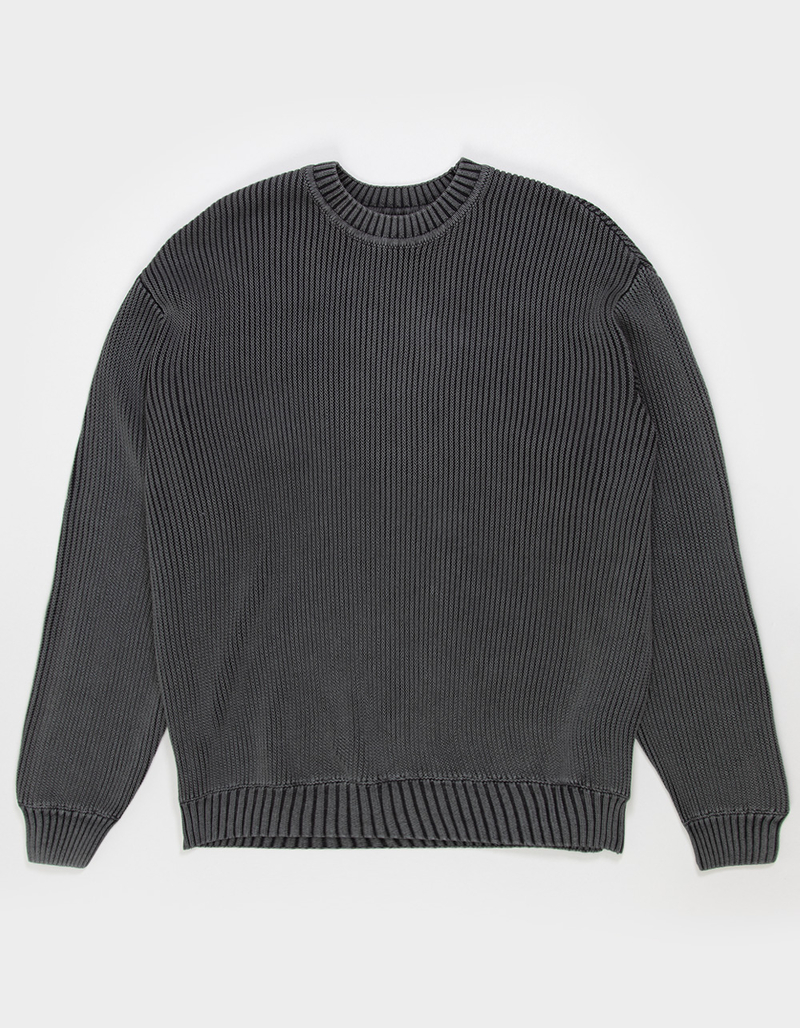 RSQ Mens Washed Ribbed Sweater image number 1