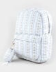 TILLYS Quilted Floral Stripe Backpack image number 2