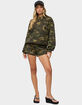 EDIKTED Baila Waffle Shorts image number 4