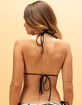 FULL TILT Zebra Triangle Bikini Top image number 3