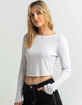 BOZZOLO Lettuce Edge Womens Crew Neck Top image number 2