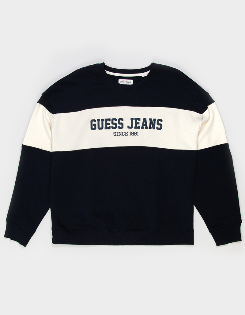 GUESS JEANS Stripe Mens Crewneck Sweatshirt image number 0