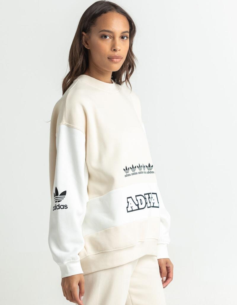 ADIDAS Trefoil Logo Womens Crewneck Sweatshirt image number 1