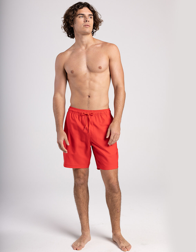 BLUE CROWN Miami Garden Color Changing Mens 7" Swim Shorts image number 3