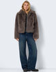 NOISY MAY Evie Womens Faux Fur Jacket image number 2