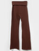 NECTAR CLOTHING Girls Fold Over Flare Pants image number 2