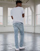 RSQ London Skinny Light Stone Mens Jeans image number 4