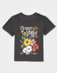GIRL DANGEROUS Flower Market Girls Boyfriend Tee image number 1