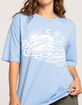 BILLABONG Outta The Blue Womens Oversized Tee image number 2