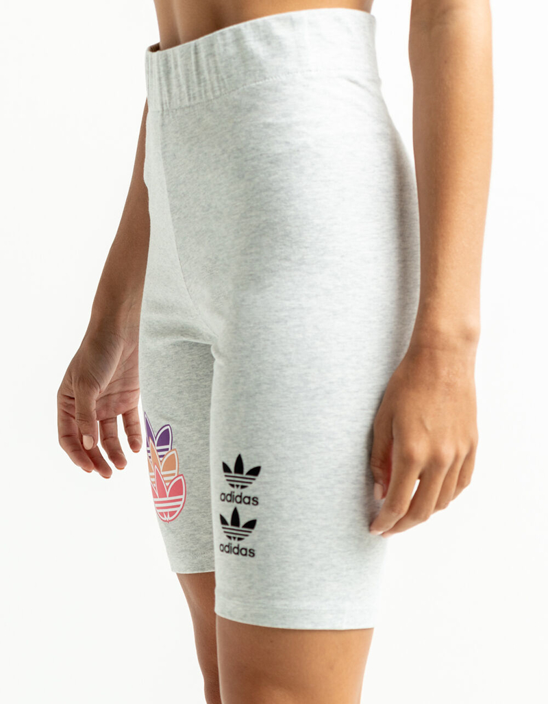 ADIDAS Trefoil Logo Womens Biker Shorts image number 2