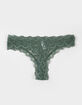 FULL TILT Allover Lace Thong image number 3
