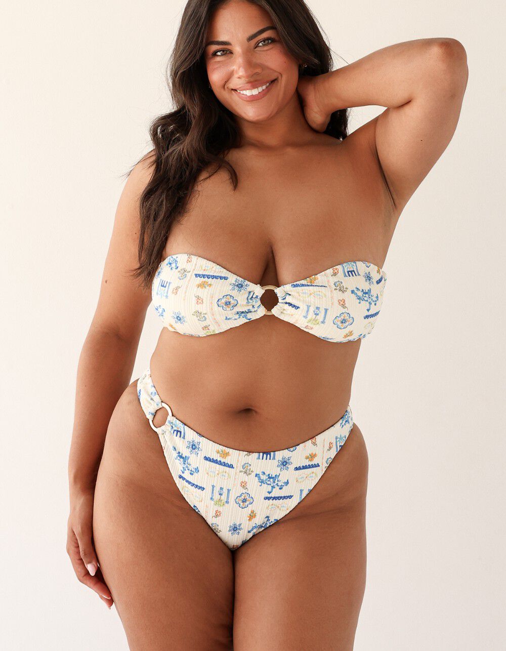 DIPPIN' DAISY'S Dive In Super Cheeky Bikini Bottoms - WHITE - M