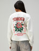 BDG Urban Outfitters Tohoku Rose Womens Crewneck Sweatshirt image number 1