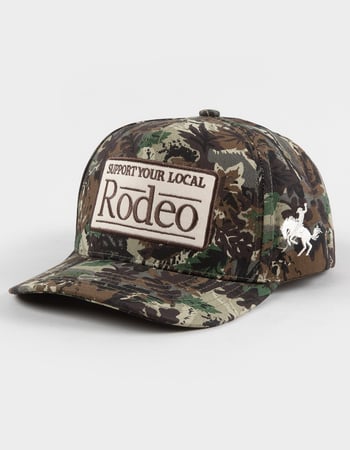THE HAPPIEST Support Your Local Rodeo Womens Snapback Hat Primary Image