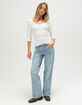 RSQ Womens Low Rise Loose Straight Jeans image number 1