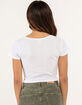BOZZOLO Womens Thermal Split Neck Tee image number 3