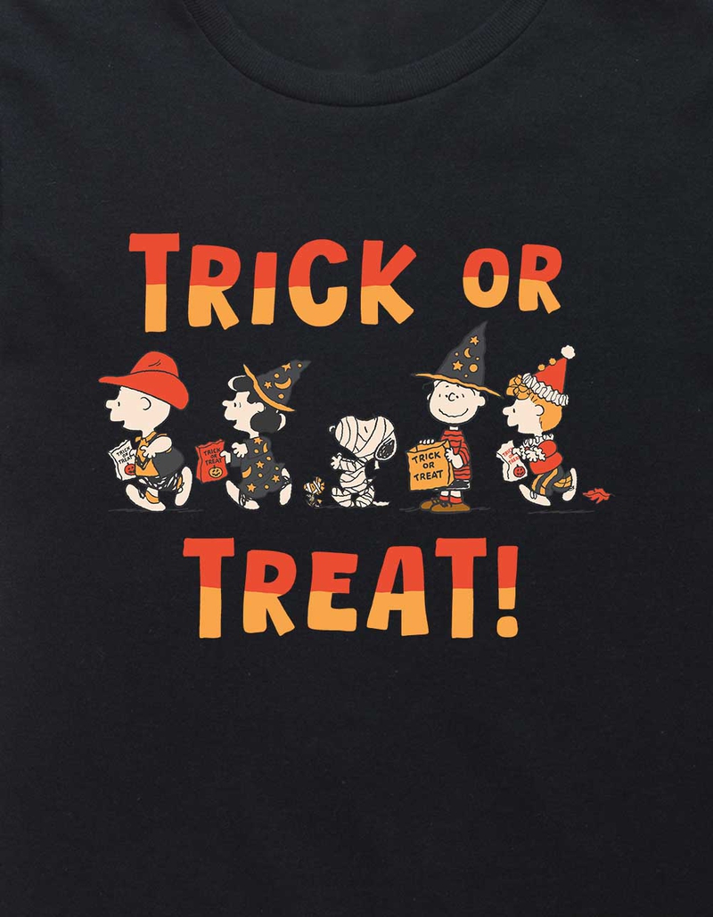 PEANUTS Trick Or Treat Group Unisex Kids Tee BLACK Tillys