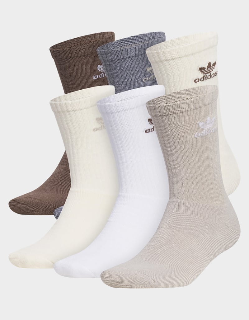 ADIDAS Originals Trefoil 6 Pack Mens Crew Socks image number 0