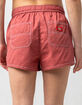 DICKIES Elastic Womens Burnt Red Pocket Shorts image number 3