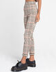 RSQ Plaid Womens Skinny Pants image number 3