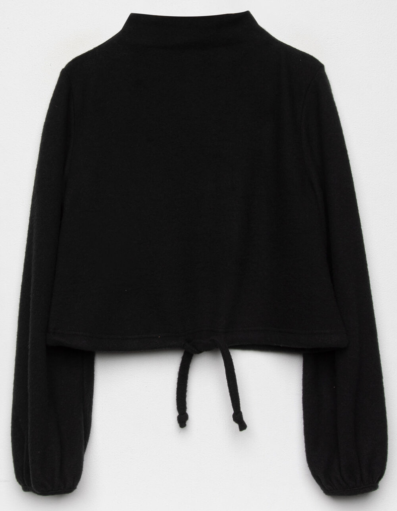 FOR ALL SEASONS Mock Neck Girls Tie Top image number 0