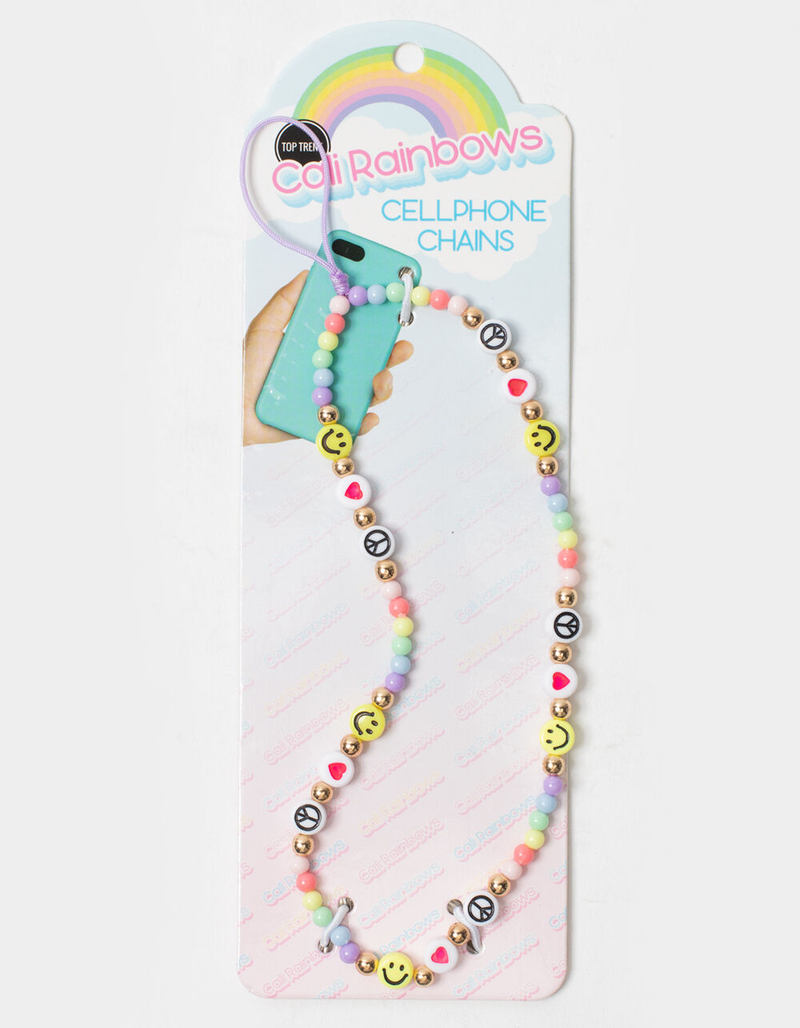 Love Happy Peace Cell Phone Charm image number 0