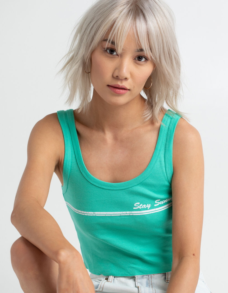 BILLABONG Stay Sunny Womens Crop Tank Top image number 0