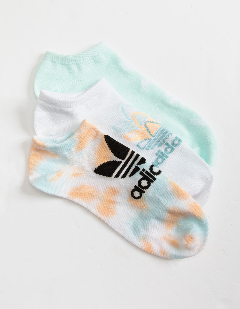 ADIDAS Originals 3 Pack Womens Color Wash No Show Socks image number 0
