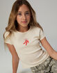 FULL TILT Chili Pepper Girls Baby Tee image number 1