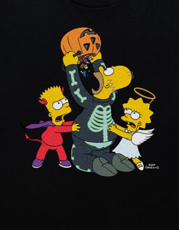 THE SIMPSONS Halloween Candy Unisex Tee Alternative Image