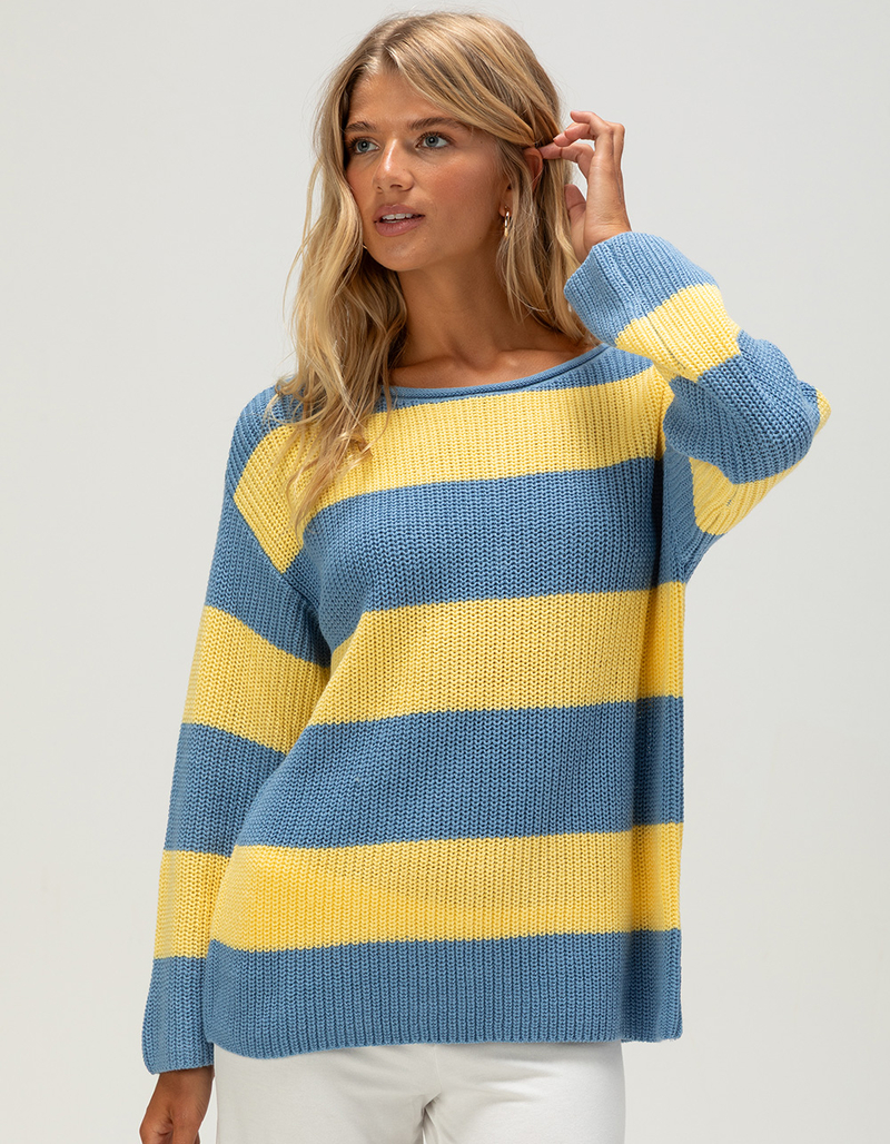 BILLABONG Sea Scape Womens Off The Shoulder Sweater image number 0