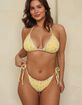 DIPPIN' DAISY'S Palm Triangle Bikini Top image number 5