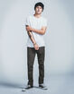 RSQ Seattle Mens Skinny Tapered Chino Pants image number 1
