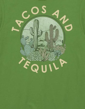 TEQUILA Tacos Cactus Unisex Tee Alternative Image