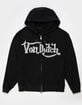 VON DUTCH Patch Mens Zip-Up Hoodie image number 1