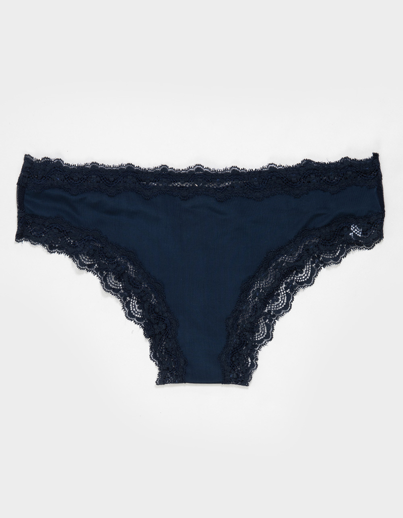 FULL TILT Polka Dot Lace Trim Bikini Panties image number 0