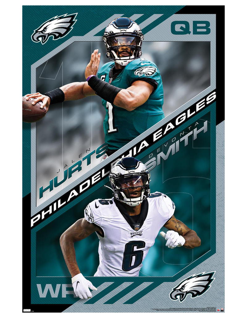 NFL Philadelphia Eagles Hurts & Smith Poster image number 0