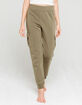FULL CIRCLE TRENDS Cargo Womens Olive Jogger Sweatpants image number 2