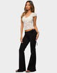 EDIKTED Elza Scalloped Sheer Lace Top image number 4