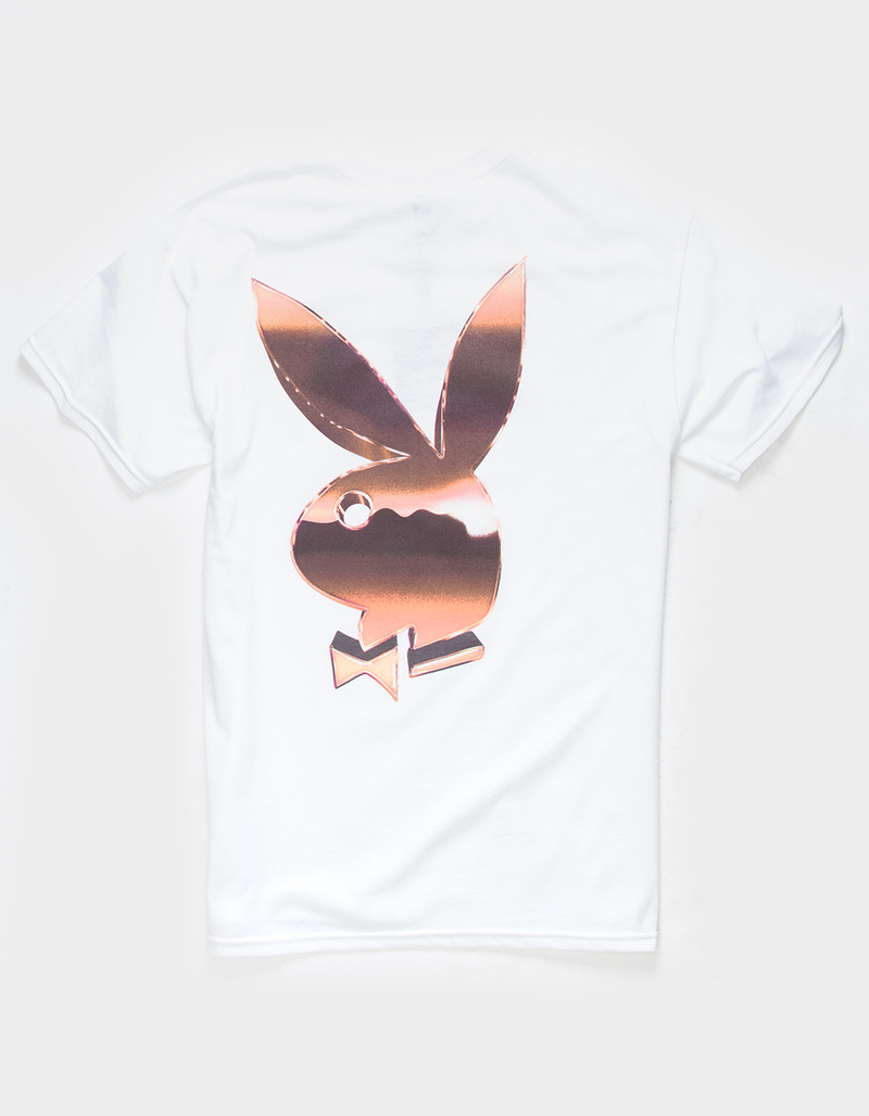 PLAYBOY Chrome Bunny Logo Mens Tee image number 1