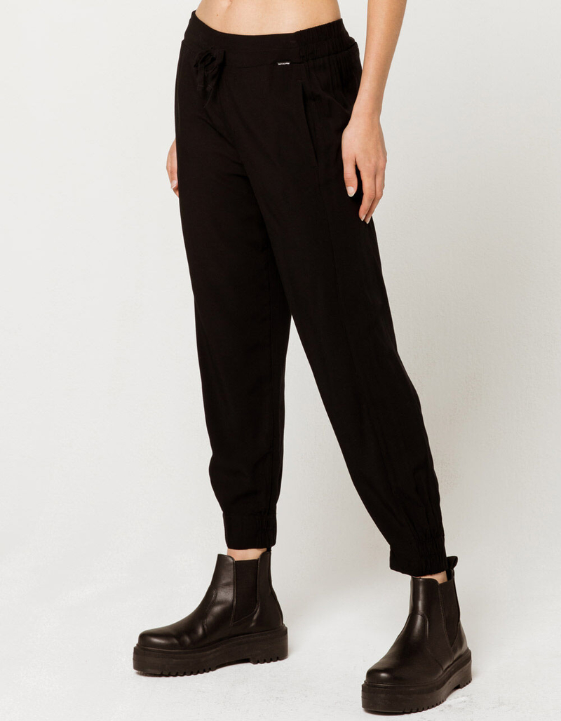 HURLEY Beach Black Womens Jogger Pants image number 2