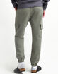 RSQ Mens Agave Fleece Cargo Jogger Sweatpants image number 4