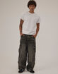 RSQ Mens Extra Baggy Cargo Jeans image number 8