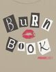 MEAN GIRLS Burn Book Womens Baby Tee image number 2